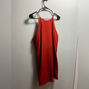 NWOT Dynamite Vibrant Red Dress with Elegant Bow